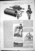 Old 1883 Westinghouse Brake Willoughby Hair-Brushing Machine Planing Victorian