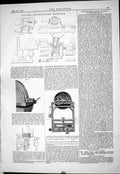 Old Print 1883 Trier Grindstone Dresser Raffard Transmission Dynamometer 19th