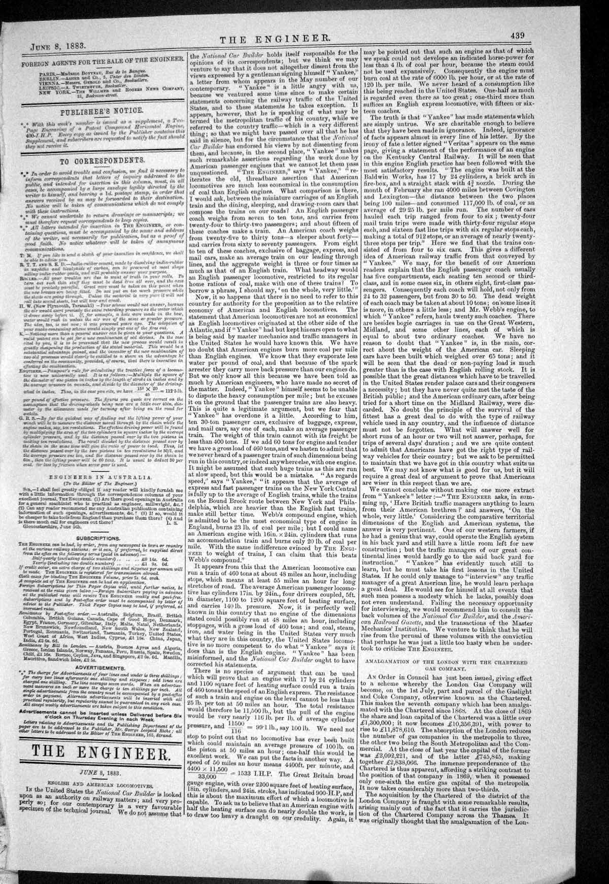Old Print Horsnby Compound Machine Thrashing Wheel Garrett Crop Cut 1883 19th