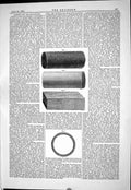 Antique Old Print Engineering 1883 Asbestos Applications Yarn Marine Engines