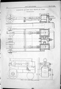 Old Print 1883 Exhibits R.A.S. Show York Machinery Turner Portable Engine 19th
