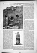 Old Engineering 1883 Trials Palliser'S Steel Shot Experiments Weapons Victorian
