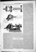 Antique Print Engineering 1883 Tower Spherical Engine Machinery Instruments