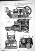Antique Old Print 1883 Improved Giffard CAir Machines Engine Boiler Company