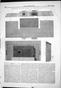 Antique Old Print Armour Plate Fort Shoeburyness Experiments Engineering 1883
