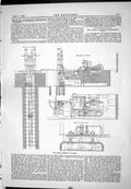 Old Engineering 1883 Man Engine Mariemont Collieries Machinery Diagra Victorian