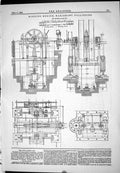 Old Print Engineering 1883 Winding Machine Mariemont Collieries Machinery 19th