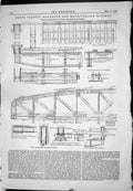Antique Old Print 1883 Brent Viaduct Hounslow Metropolitan Railway Wells-Owen