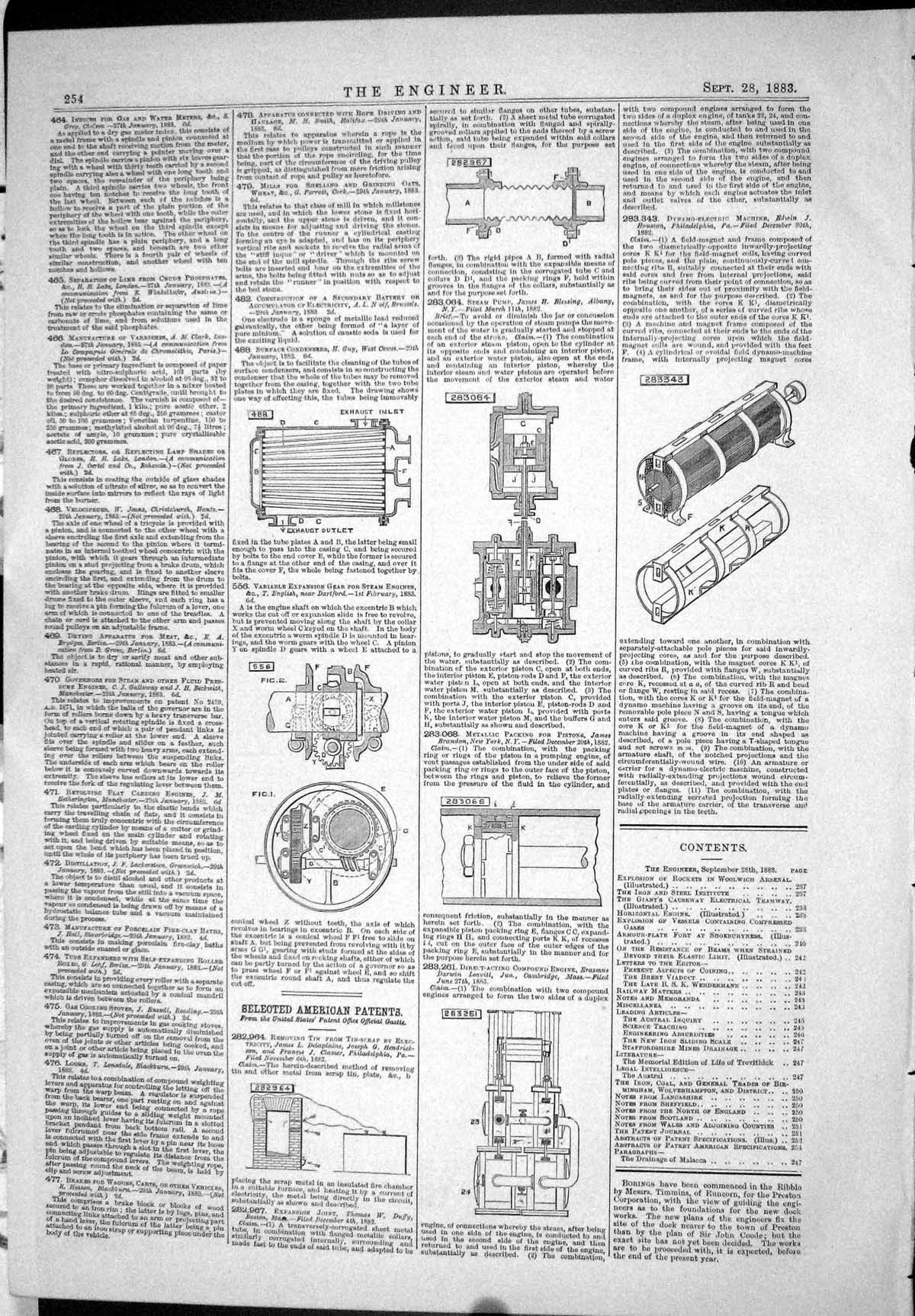 Old 1883 Condenser Guy Delaplaine Leavitt Houston Chiswick Apparatus Victorian