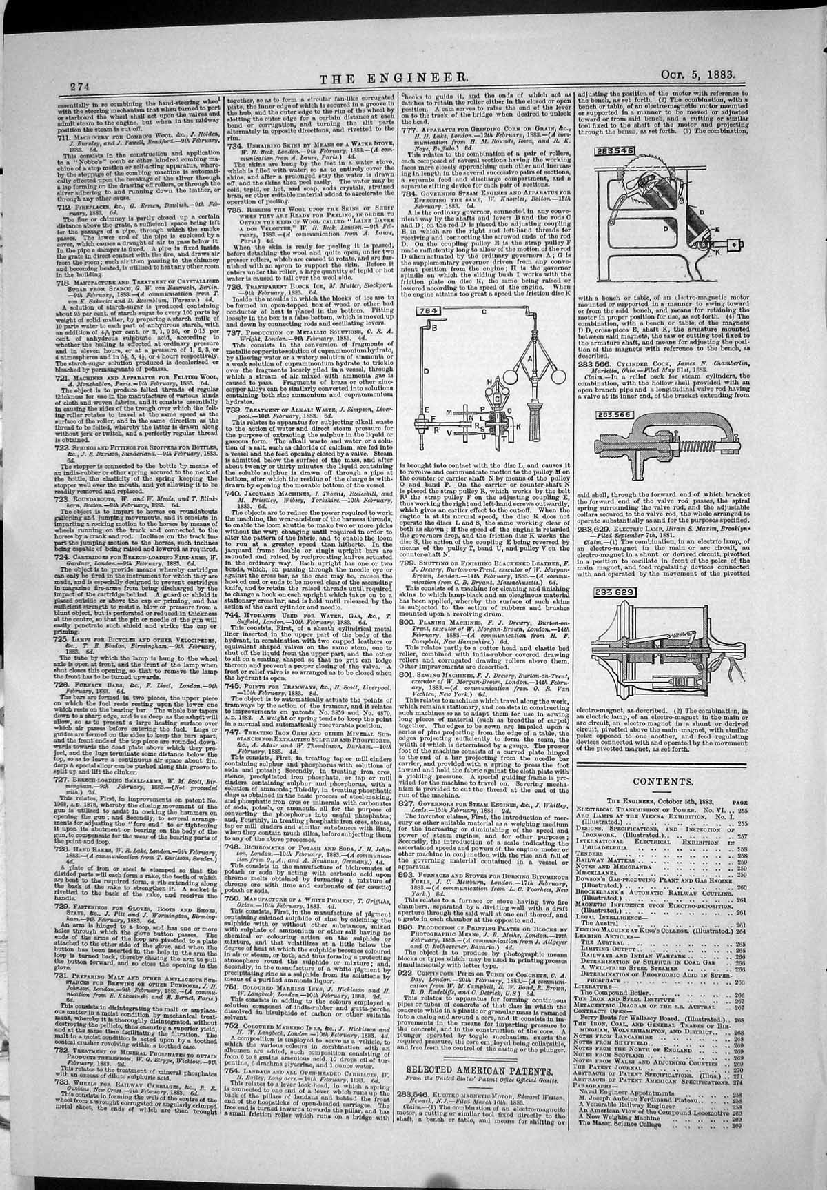 Old Engineering 1883 Engines Knowles Chamberlin Brooklyn Robson Fawce Victorian