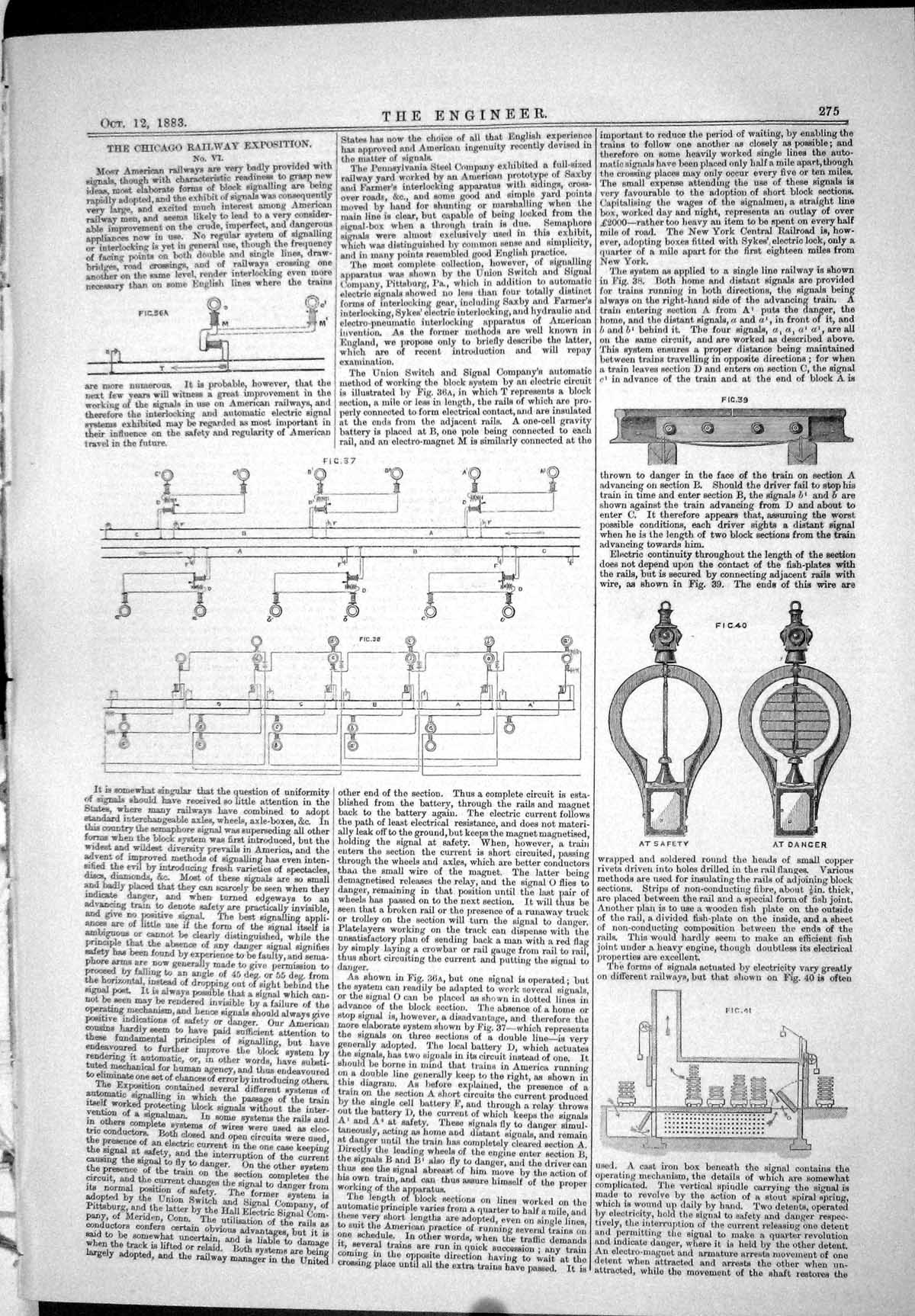 Old Engineering 1883 Chicago Railway Exposition Factory Ewing Matheso Victorian
