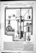 Old Lead Pipe Making Machinery Weems Johnstone Engineering 1883 Glasg Victorian