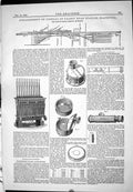 Antique Old Print 1883 Railway Signals Talbot Road Station Blackpool Warnerke