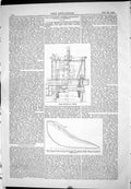 Old Print 1883 Gladstone Express Locomotive Railway Cross Section Tender 19th