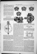 Old Engineering 1883 Peck Revolving Piston Pump Stroke Counter Gladst Victorian