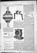 Old Print 1883 Ferranti Dynamo Electric Machine Ship Armature Pulley Side 19th