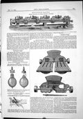 Antique Print 1883 Multiple Lathe Wilkinson Lister Keighley Higg Willoughby