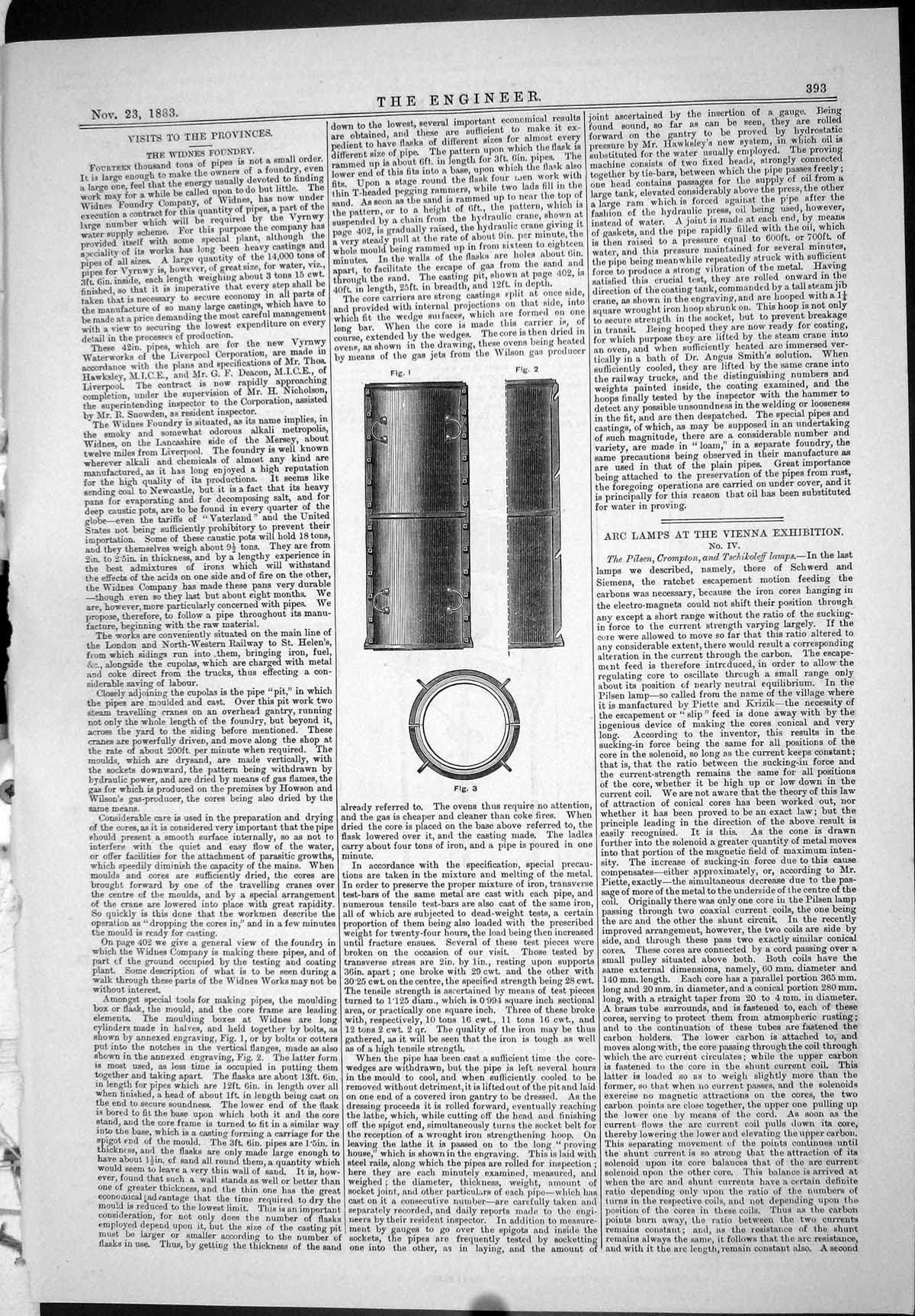 Old Engineering 1883 Windes Foundry Graphic Multiplication Electricit Victorian