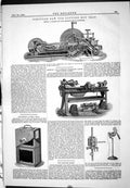 Old Engineering 188 Saw Hot Iron Pickles Astbury Dawson Dredger Bunne Victorian
