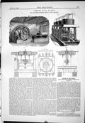 Old Print Engineering 1883 Cement Mill Plant Machinery Pulsometer London 19th