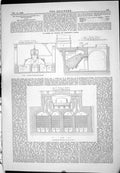 Old Print 1883 Charles William Siemens Regenerative Furnace Metallurgist 19th