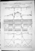 Antique Print 1883 Diagrams Continuous Girders Graphics Drawing Lines Smith