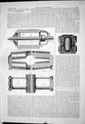 Old 1884 Dynamo Electric Machines Vienna Exhibition Burgin Reschitza Victorian