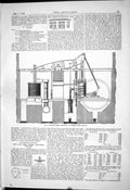 Old Engineering 1884 Blowing Engine Reschitza Kamp Chicago Railway Tr Victorian