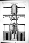 Old *6038 1884 Blowing Engine Iron Steel Works Reschitza Hungary Cock
