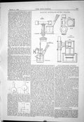 Antique Old Print Engineering 1884 Davy Steel-Making Plant Apparatus Diagrms