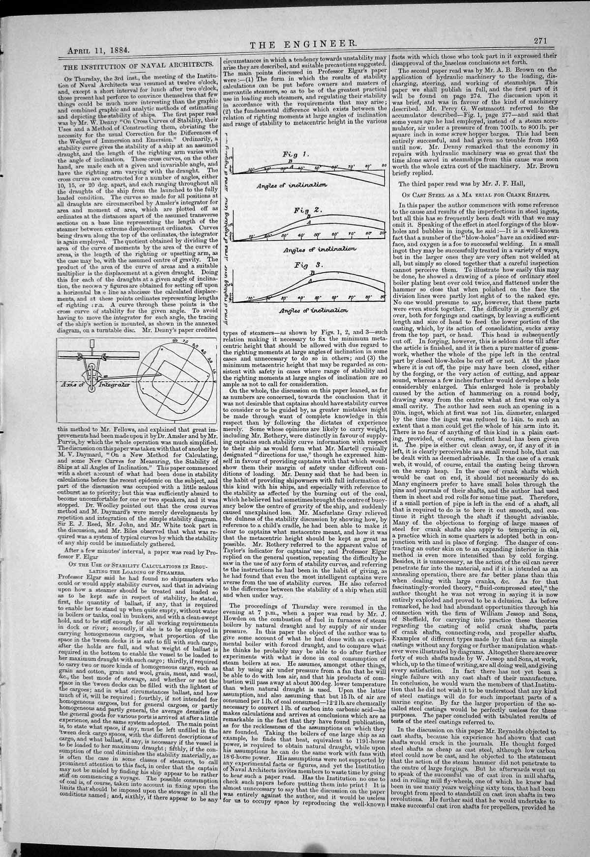 Old 1884 Diagrams Stability Calculations Regulating Loading Steamers Victorian