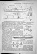 Old Print 1884 Webb System Ventilating Ships Two-Cell Edco Battery Bridge 19th