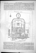 Old 1884 General Plan Health Exhibition Royal Albert Hall Kensington Victorian