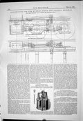 Old Engineering 1884 Locomotive Buenos Ayres Railways Cleminson Diagr Victorian