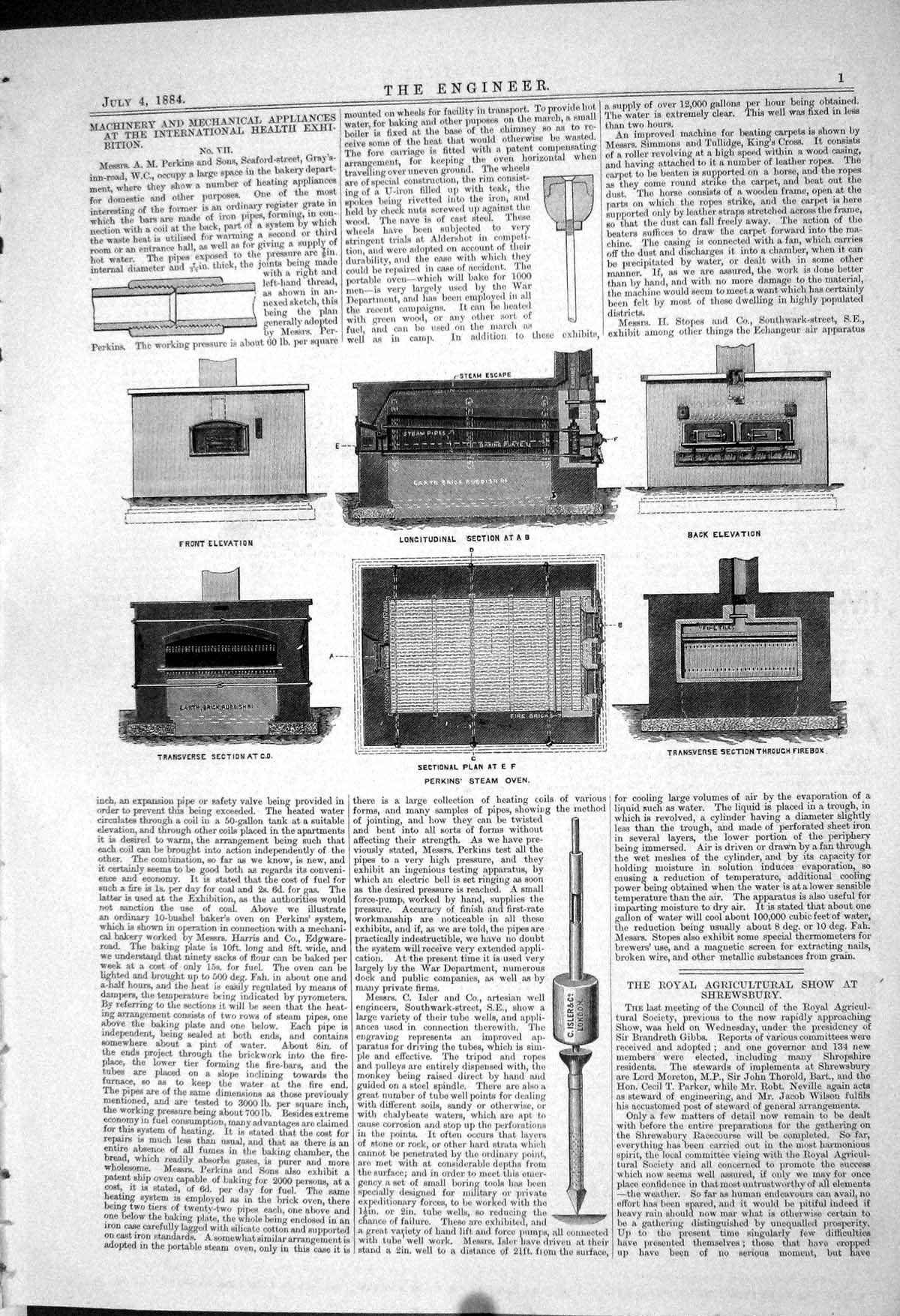 Old Machinery Mechanical Appliances International Health Exhibition