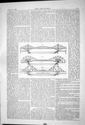 Old Print *6244 Royal Show Shrewsbury Suspension Cantilever Bridges 1883