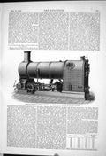 Antique Print Compound Semi-Fixed Engine Robey 1883 John Swain Illustration