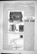 Old *6294 Thomson-Houston Generator Iiron Steel Institute 1883 Magnet