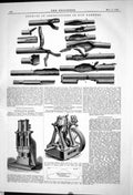 Old *6238 Obstructions Gun Barrels Effects Harrison Steam Hammer Doub