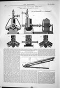 Old *6190 Hyde Goodfellow Matthews 1883 Compound Triplex Engine Nalde