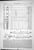 Old *6080 Boston Wheeler Abernethy James Engineering Docks 1883 Plan