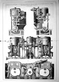 Old Print Compound Engines Riachuelo Brazilian Armoured Turret Ship 1883 19th