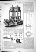 Old 1885 Blowing Engines Charcoal Furnaces Billings Breech-Loading Gu Victorian