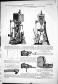 Old 1885 Launch Engine Bremner Valve Gear Ross Duncan Nicholson Sieme Victorian
