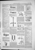 Antique Print American Patents 1885 Bleveney Hartford Hainsworth Patterson 19th