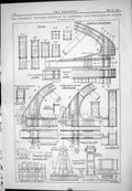 Antique Print 1885 Hooghly Bridge Details Girders Expansion Sling Diagrams 19th