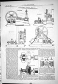 Old Engineering 1885 Electric Light Machinery Mather Platt Manchester Victorian