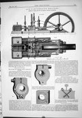 Old 1885 Air Compressing Engines Neill Helen Stiles Parker Paddle-Whe Victorian