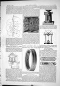Antique Print 1885 Tower System Electric Lighting Lockwood Carlisle Trotter