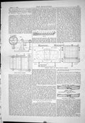 Old Print 1885 Heck Stability Balance Coal Bunkers Willan Forced Draughts 19th